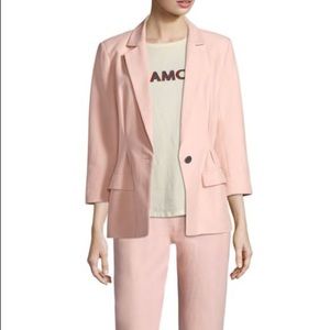 Joie Pink Cotton Summer Blazer 4